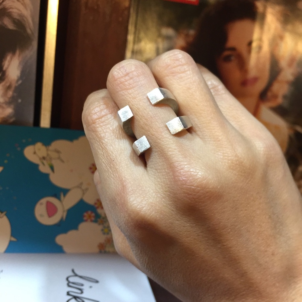 Tough, sexy sterling silver ring - Picture 2 of 4